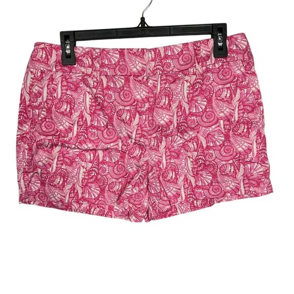 Vineyard Vines Pants - Vineyard Vines Women's Pink Seashell Print Chino Shorts Size 6
